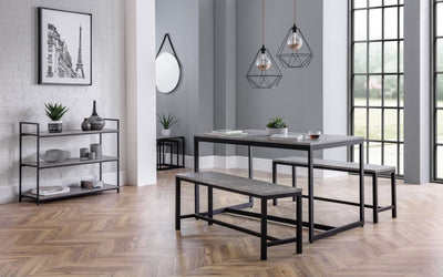 Staten Dining Table + Staten Bench