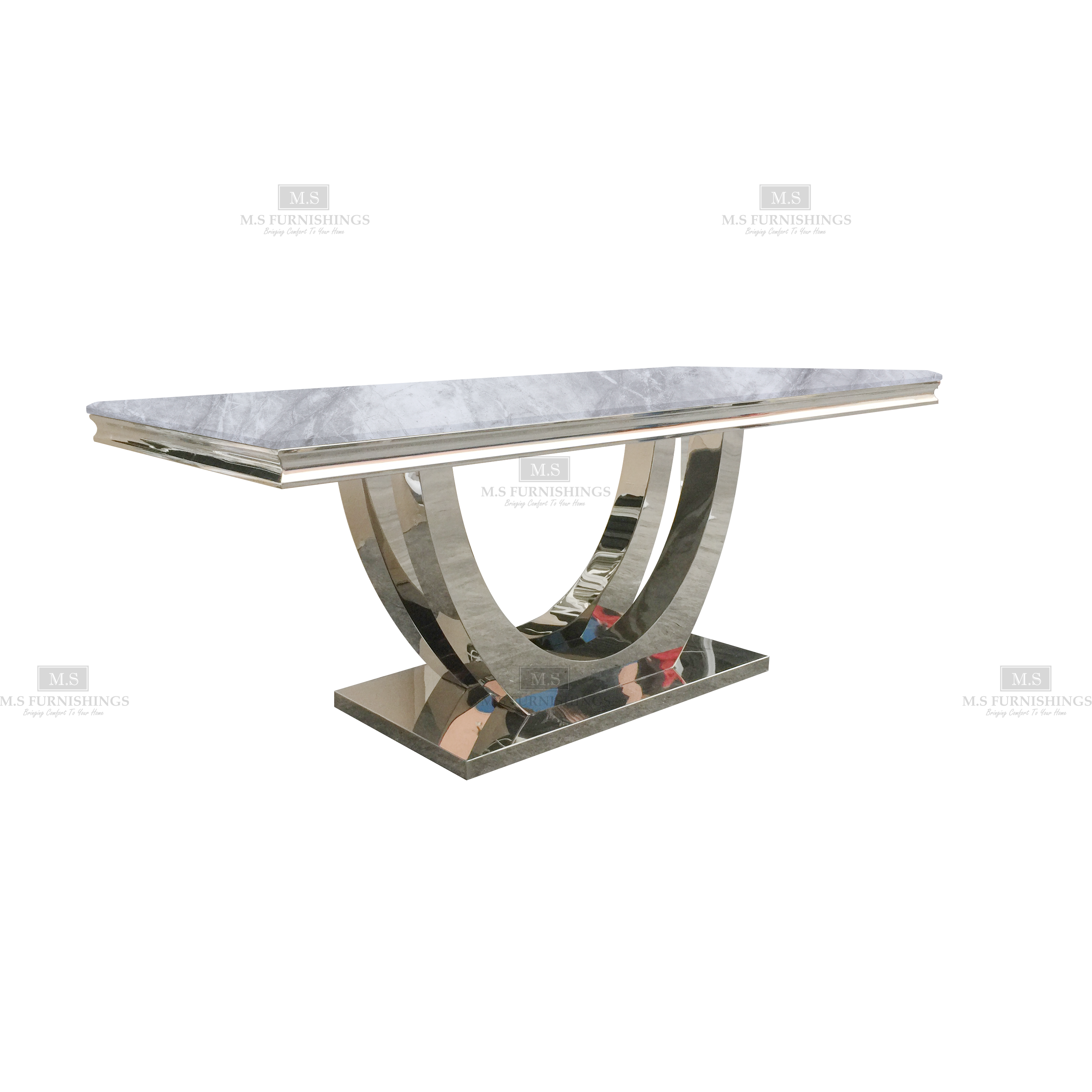 Calacatta Marble Dining Table M.S Furnishings
