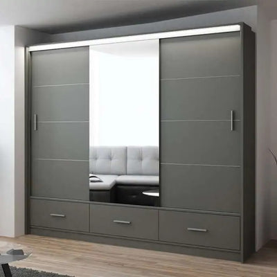 Marsyllia 3 Door Slider Wardrobe