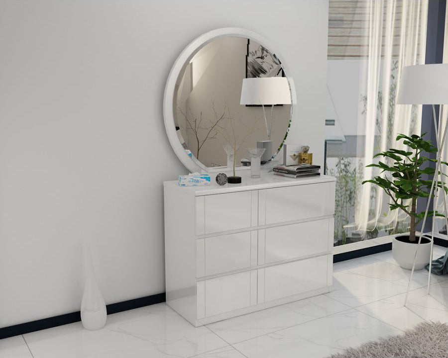 Madrid Dresser Mirror Set – M.S Furnishings