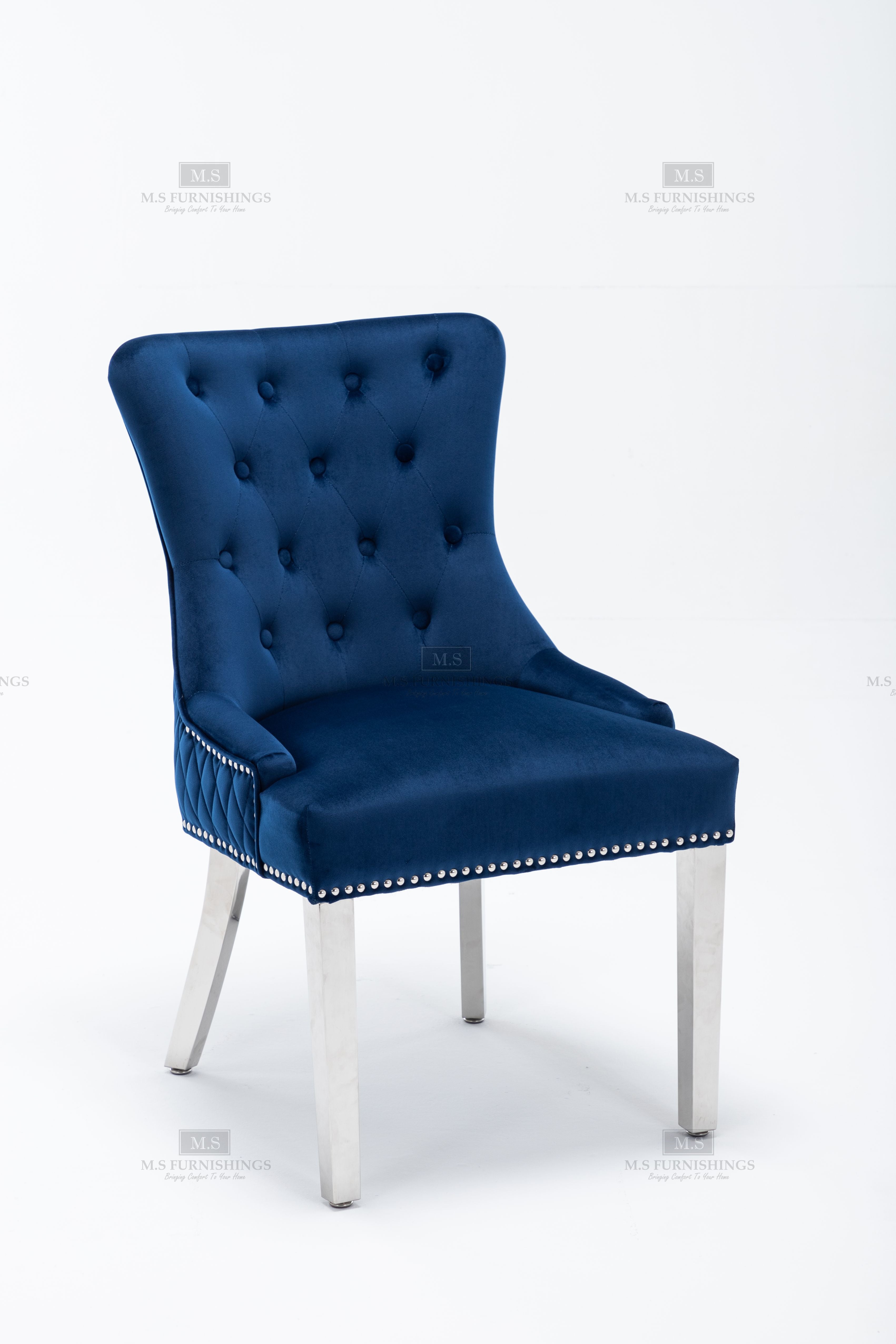 Blue Velvet Windsor Scoop Back Dining Chair Windsor Dining Chair