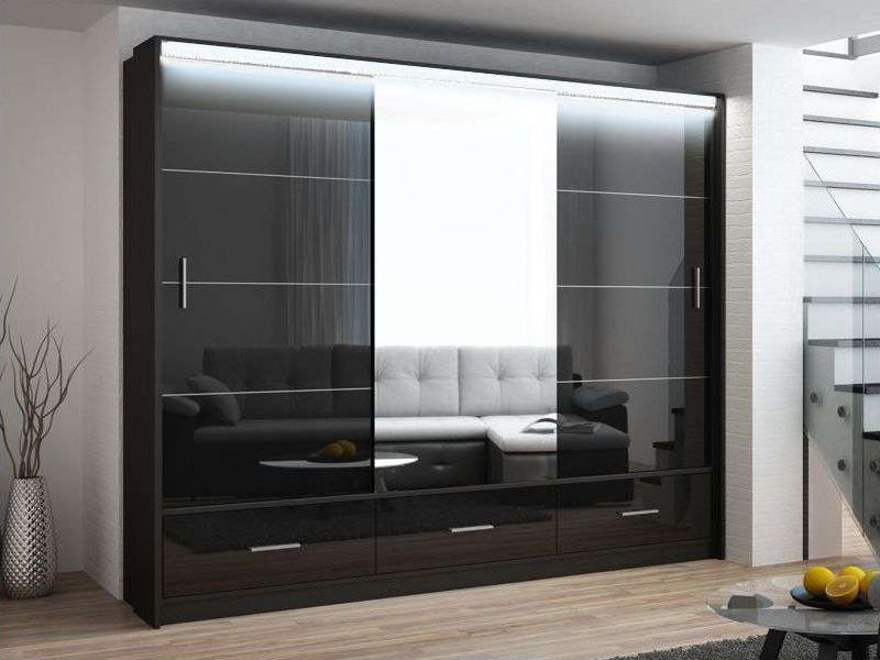 Marsyllia 3 Door Slider Wardrobe